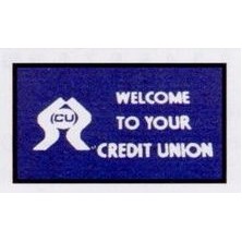 Olefin Financial Design Personalized Indoor/Outdoor Carpet (Welcome to Your Credit Union) (4'x6')