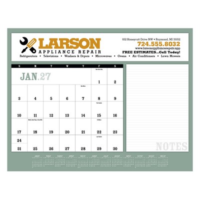 Triumph® Calendars Notes Desk Pad