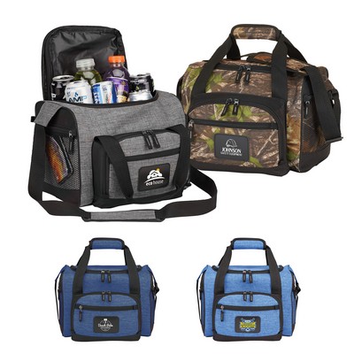 12-Can Convertible Duffel Cooler (4 Print & Heather Colors)