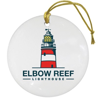 Ceramic Circle Ornament