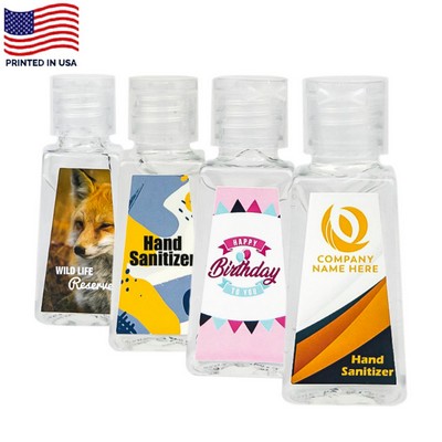 1oz Custom Hand Sanitizer Triangle Bottles