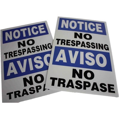 Rigid Coroplast Signs