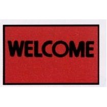 Olefin Standard Design Personalized Carpet (Welcome) (Block Print) (4'x6')