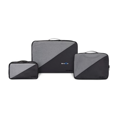 Samsonite 3 Piece Compression Packing Cube Set - Black