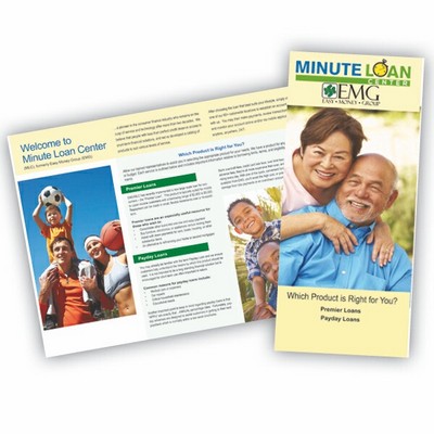 Full Color Custom Folded Brochure (8.5" x 14")