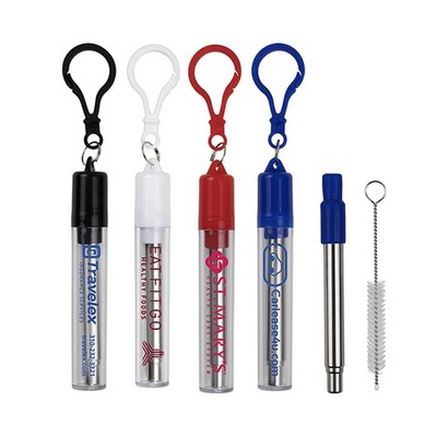 Stainless Steel Telescopic Straw Set