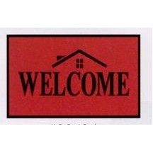 Olefin Standard Design Personalized Carpet (Welcome) (House) (4'x6')